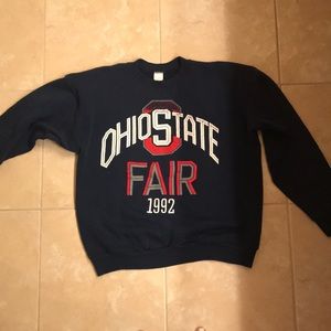 VINTAGE Ohio State fair sweater.
